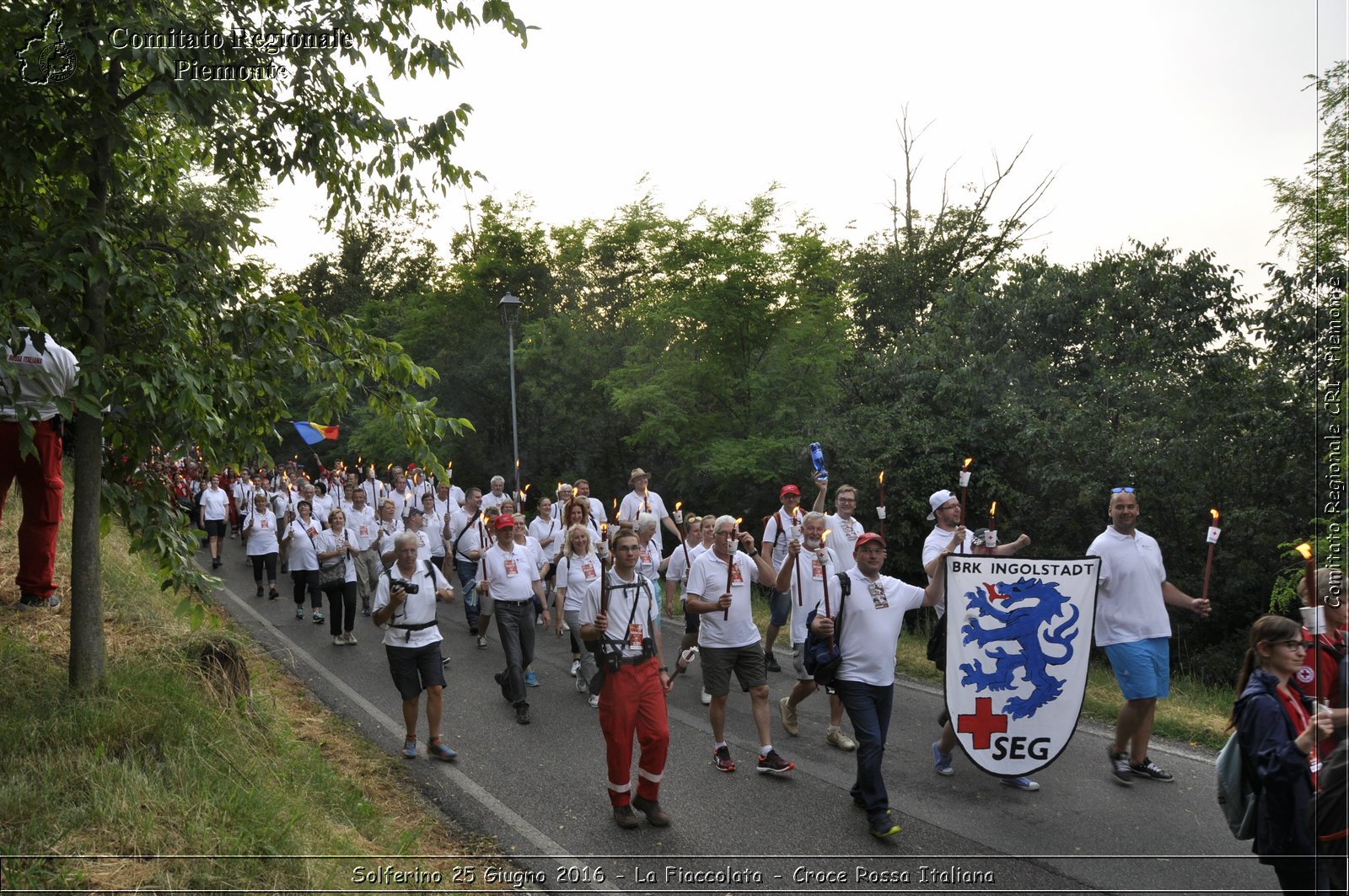 Solferino 25 Giugno 2016 - La Fiaccolata - Croce Rossa Italiana- Comitato Regionale del Piemonte