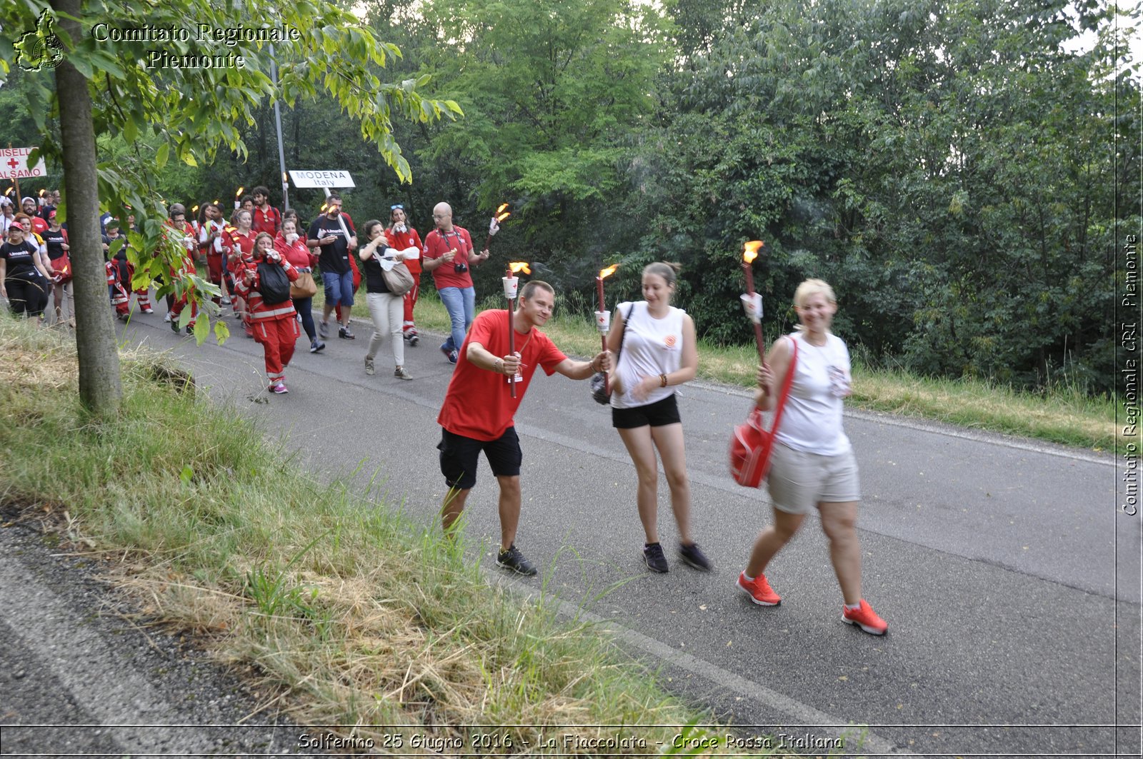 Solferino 25 Giugno 2016 - La Fiaccolata - Croce Rossa Italiana- Comitato Regionale del Piemonte