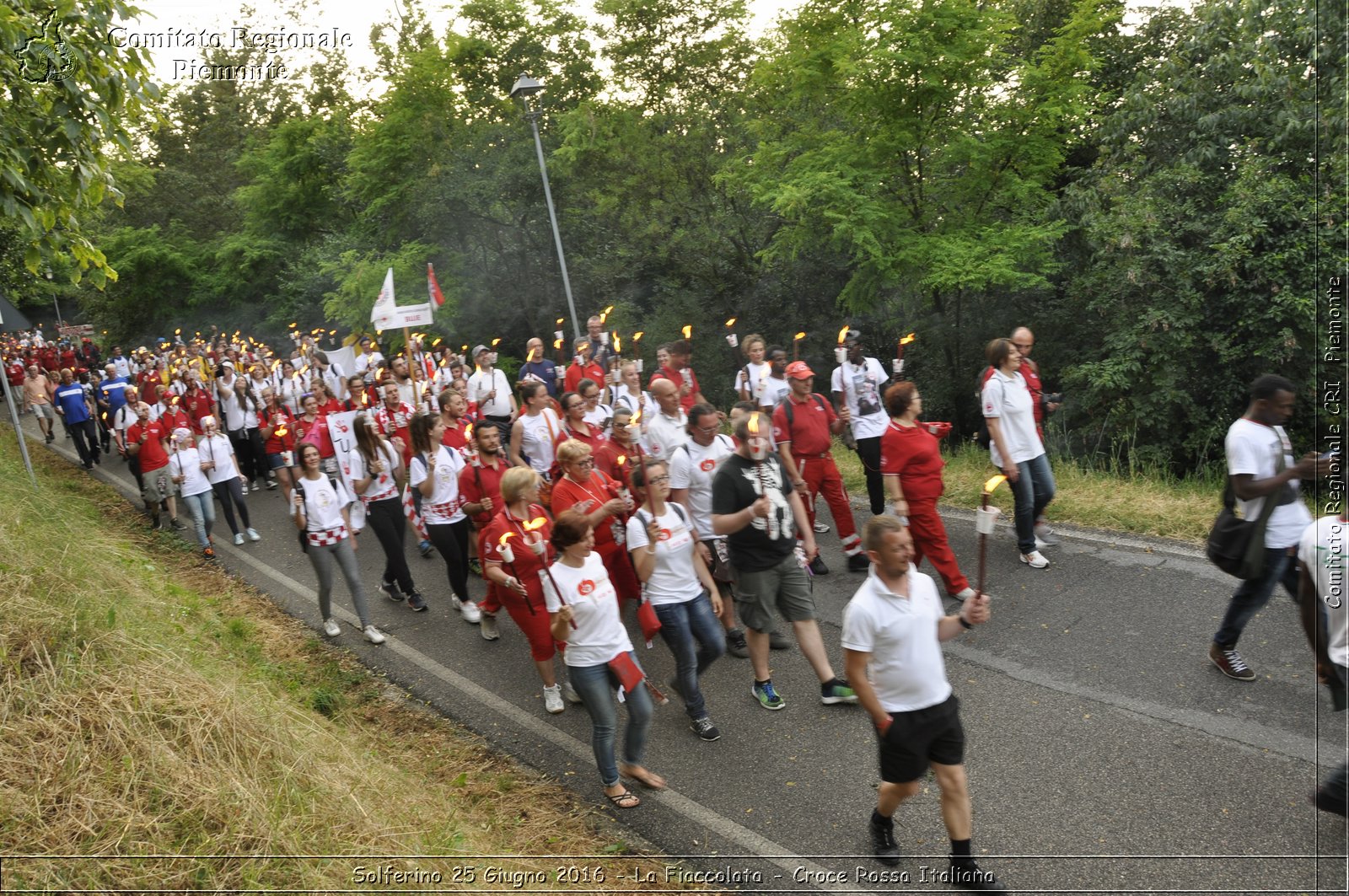 Solferino 25 Giugno 2016 - La Fiaccolata - Croce Rossa Italiana- Comitato Regionale del Piemonte