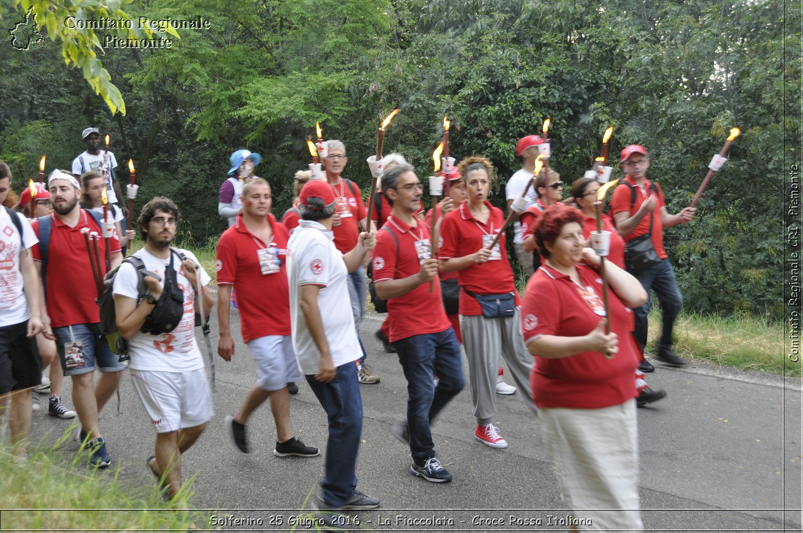 Solferino 25 Giugno 2016 - La Fiaccolata - Croce Rossa Italiana- Comitato Regionale del Piemonte