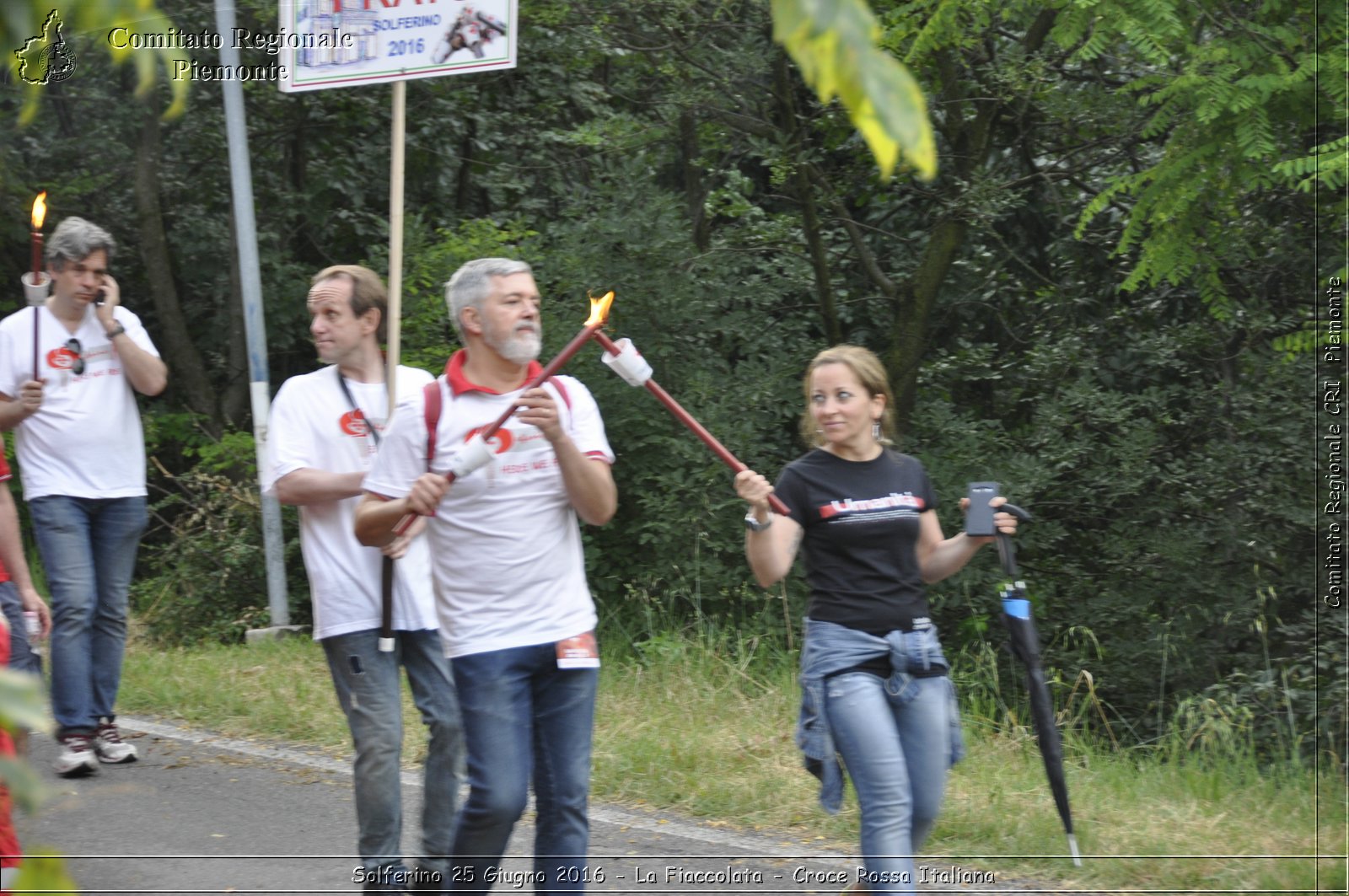 Solferino 25 Giugno 2016 - La Fiaccolata - Croce Rossa Italiana- Comitato Regionale del Piemonte