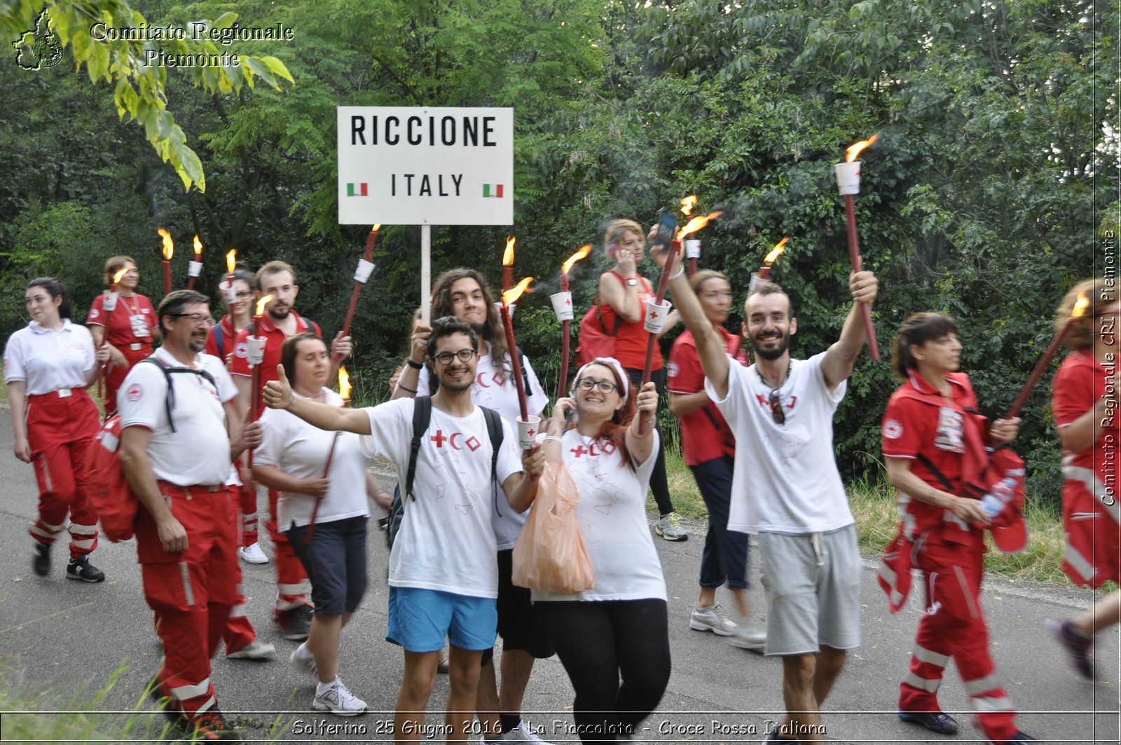 Solferino 25 Giugno 2016 - La Fiaccolata - Croce Rossa Italiana- Comitato Regionale del Piemonte