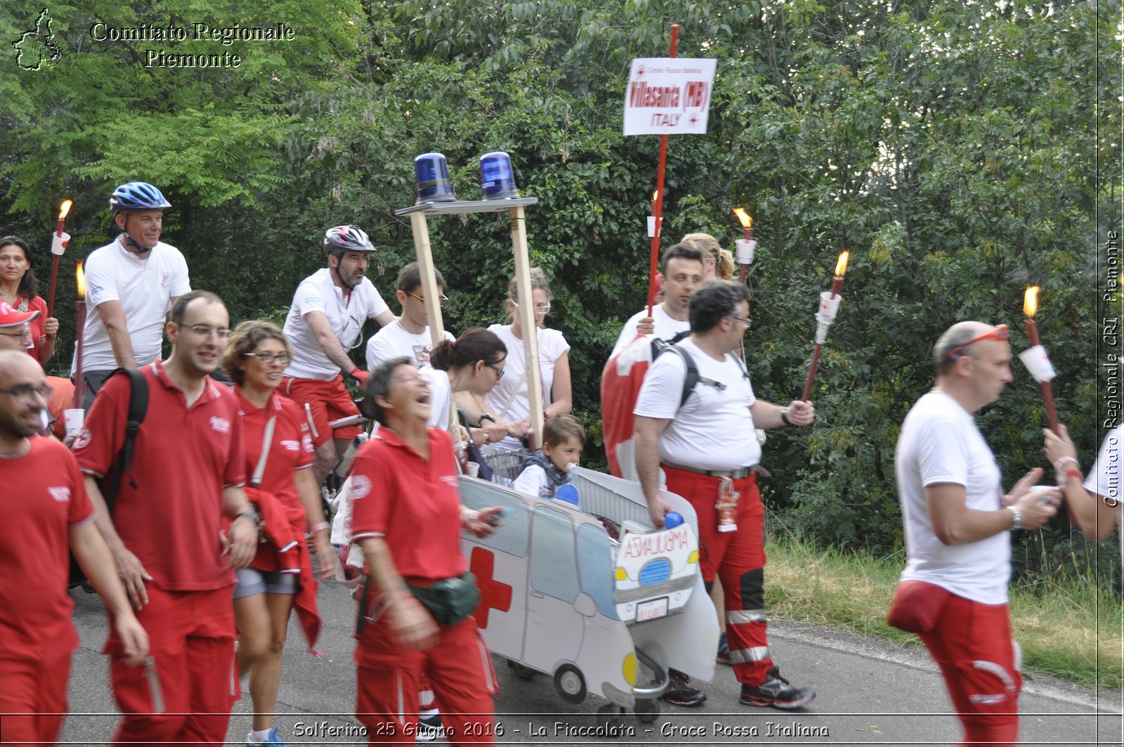 Solferino 25 Giugno 2016 - La Fiaccolata - Croce Rossa Italiana- Comitato Regionale del Piemonte