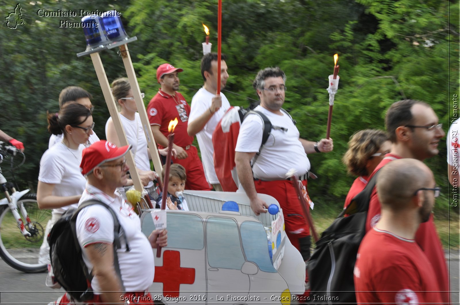 Solferino 25 Giugno 2016 - La Fiaccolata - Croce Rossa Italiana- Comitato Regionale del Piemonte