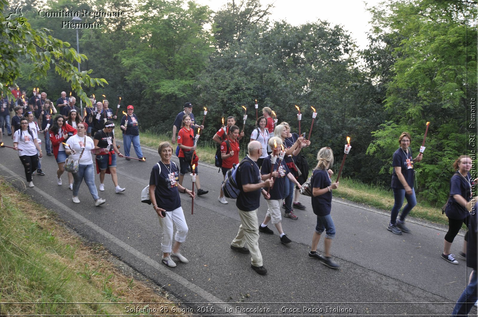 Solferino 25 Giugno 2016 - La Fiaccolata - Croce Rossa Italiana- Comitato Regionale del Piemonte