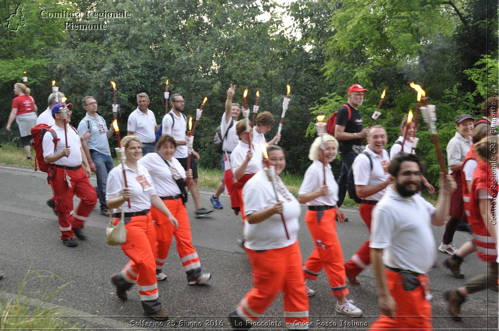 Solferino 25 Giugno 2016 - La Fiaccolata - Croce Rossa Italiana- Comitato Regionale del Piemonte