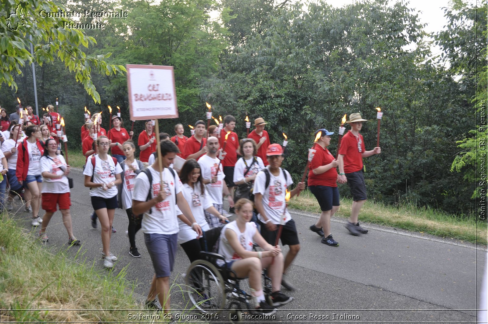 Solferino 25 Giugno 2016 - La Fiaccolata - Croce Rossa Italiana- Comitato Regionale del Piemonte