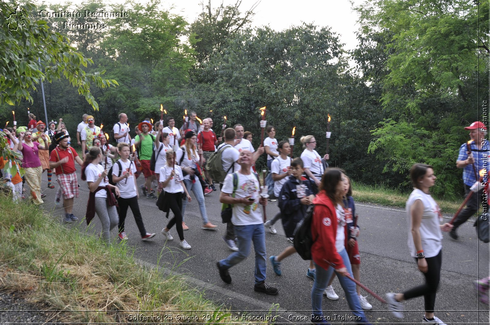 Solferino 25 Giugno 2016 - La Fiaccolata - Croce Rossa Italiana- Comitato Regionale del Piemonte