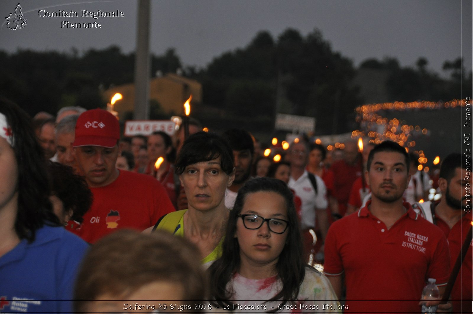 Solferino 25 Giugno 2016 - La Fiaccolata - Croce Rossa Italiana- Comitato Regionale del Piemonte