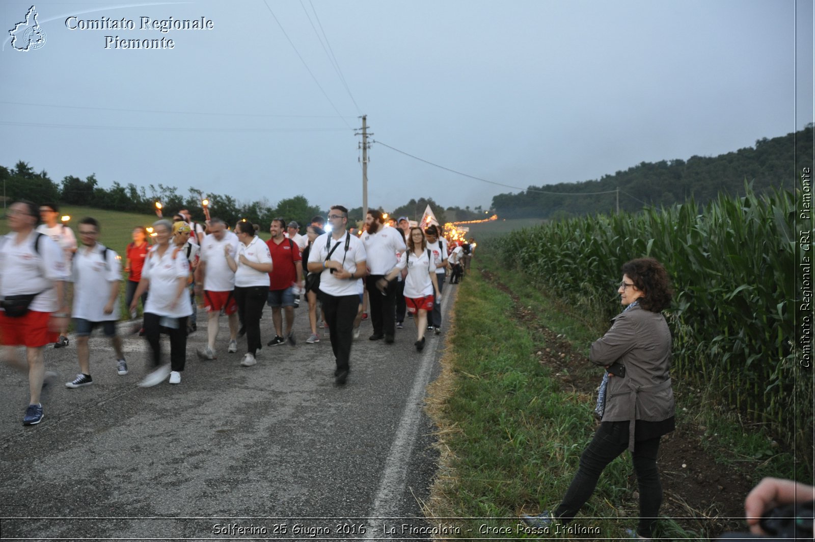 Solferino 25 Giugno 2016 - La Fiaccolata - Croce Rossa Italiana- Comitato Regionale del Piemonte