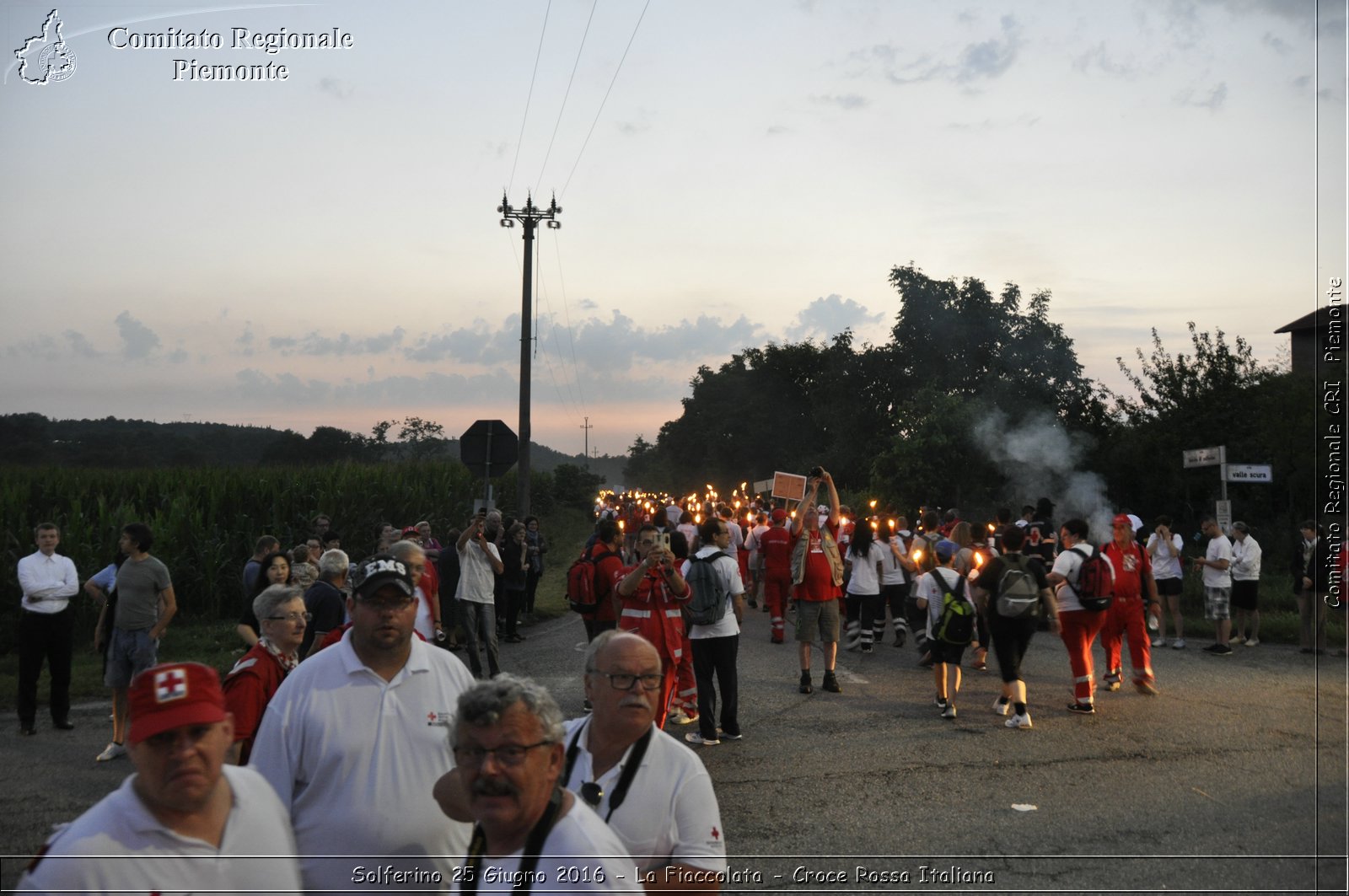 Solferino 25 Giugno 2016 - La Fiaccolata - Croce Rossa Italiana- Comitato Regionale del Piemonte