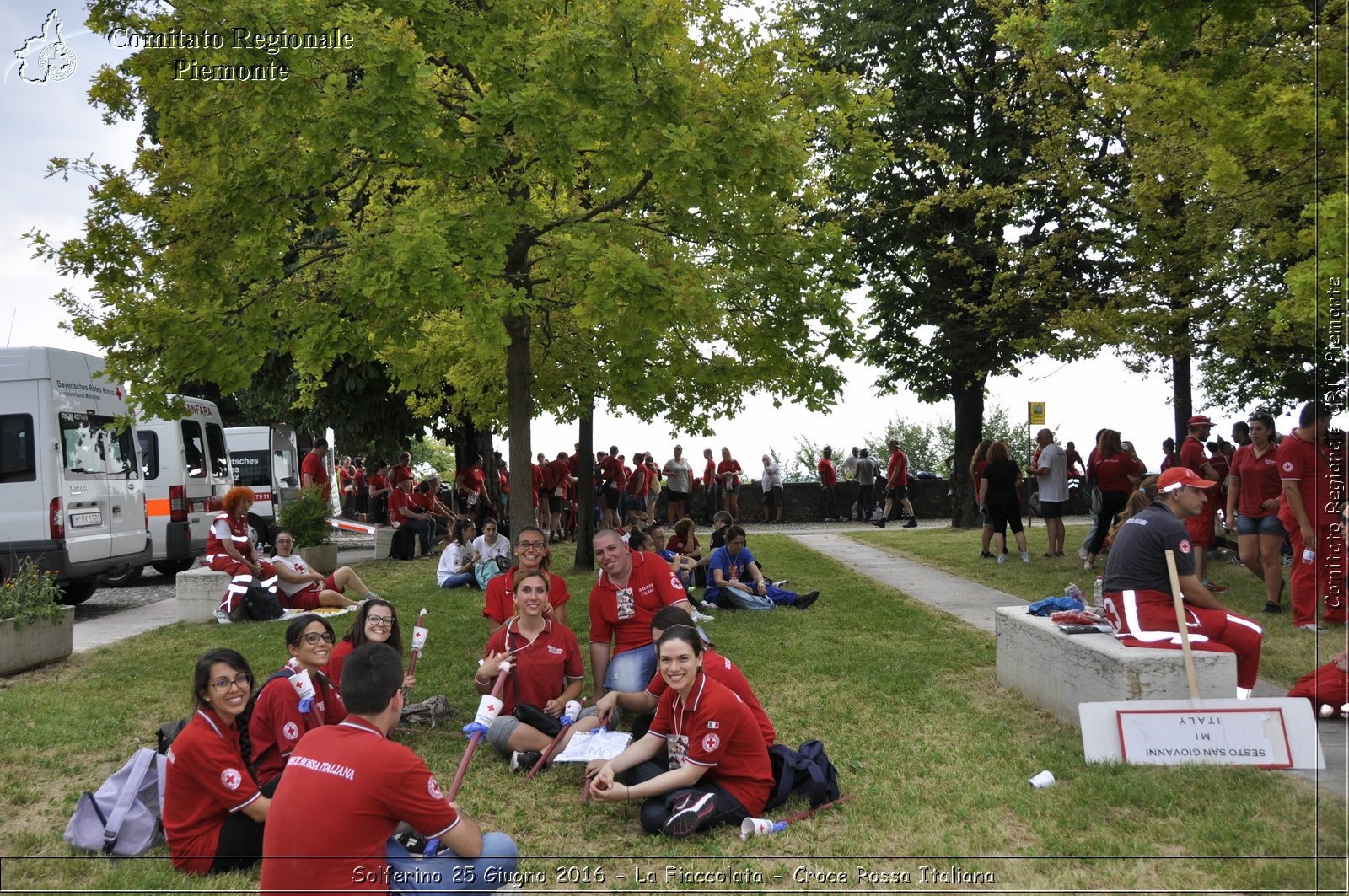 Solferino 25 Giugno 2016 - La Fiaccolata - Croce Rossa Italiana- Comitato Regionale del Piemonte