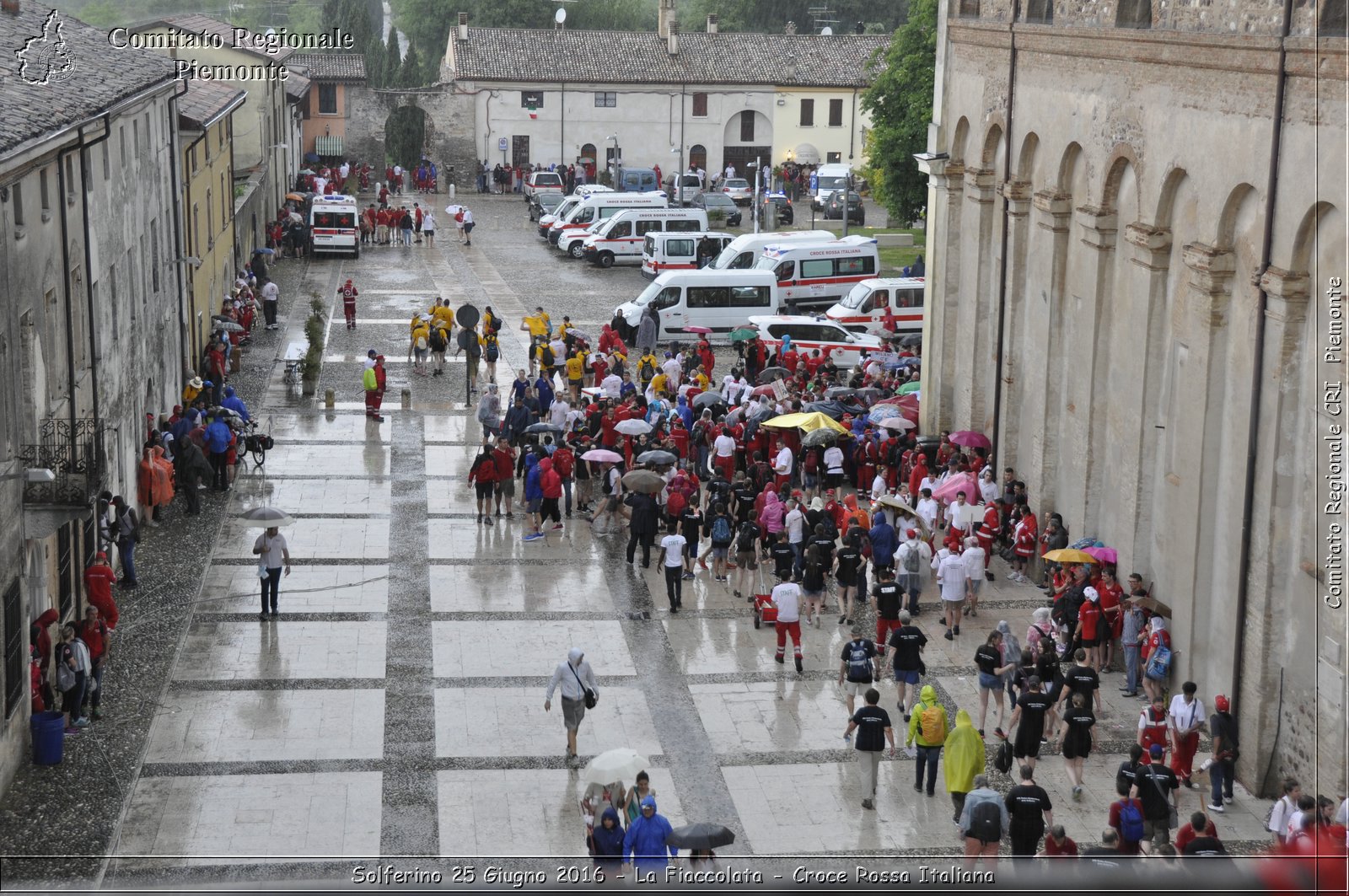 Solferino 25 Giugno 2016 - La Fiaccolata - Croce Rossa Italiana- Comitato Regionale del Piemonte