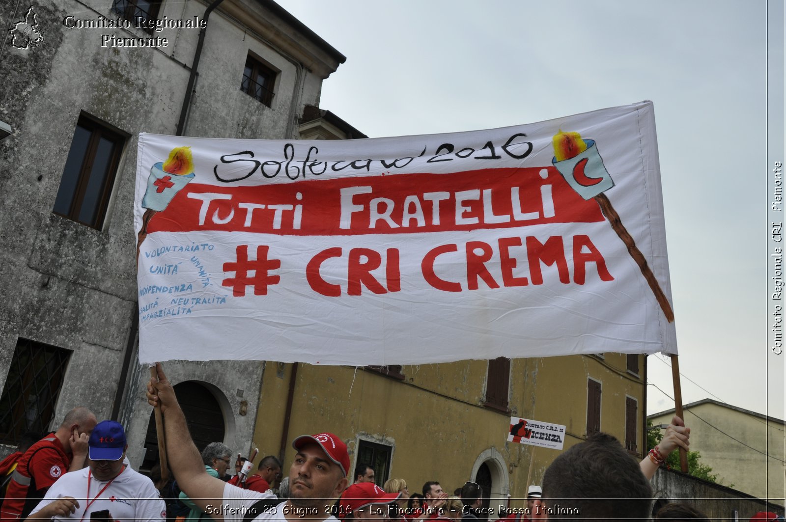 Solferino 25 Giugno 2016 - La Fiaccolata - Croce Rossa Italiana- Comitato Regionale del Piemonte