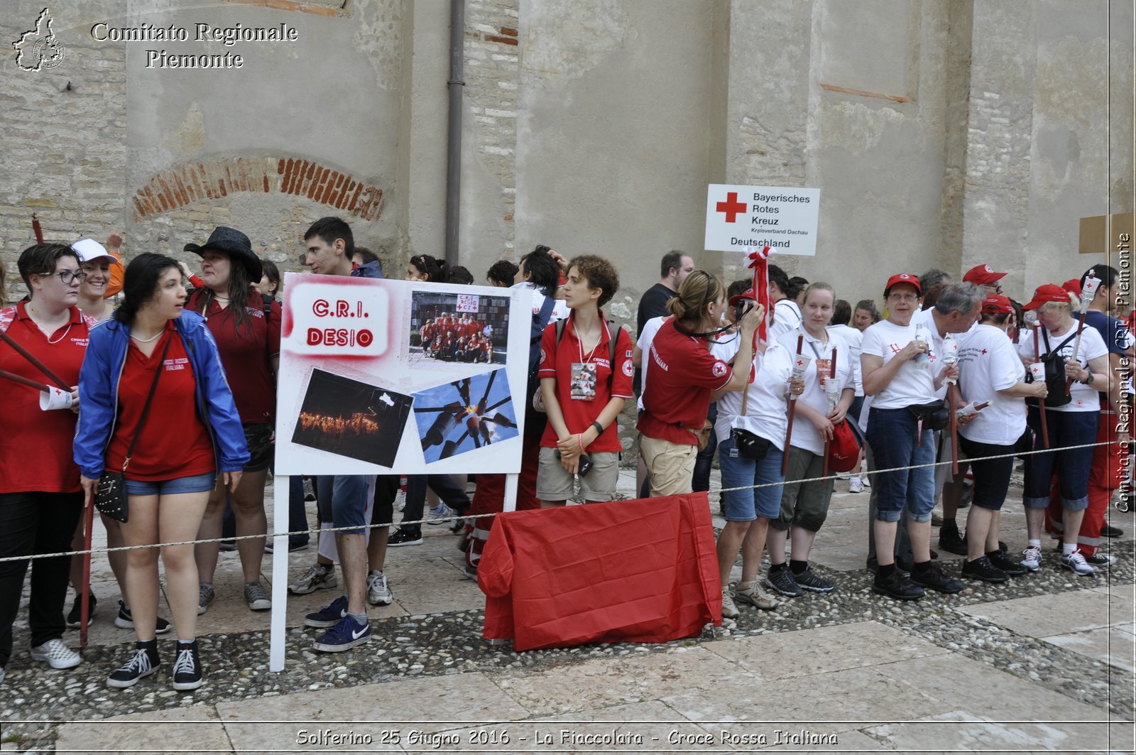 Solferino 25 Giugno 2016 - La Fiaccolata - Croce Rossa Italiana- Comitato Regionale del Piemonte