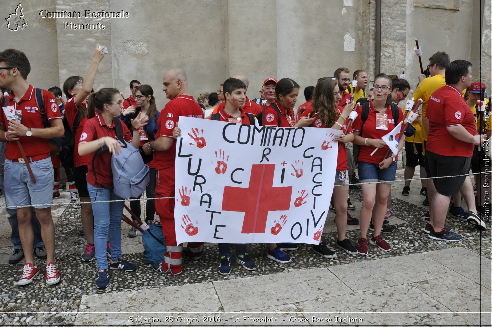 Solferino 25 Giugno 2016 - La Fiaccolata - Croce Rossa Italiana- Comitato Regionale del Piemonte