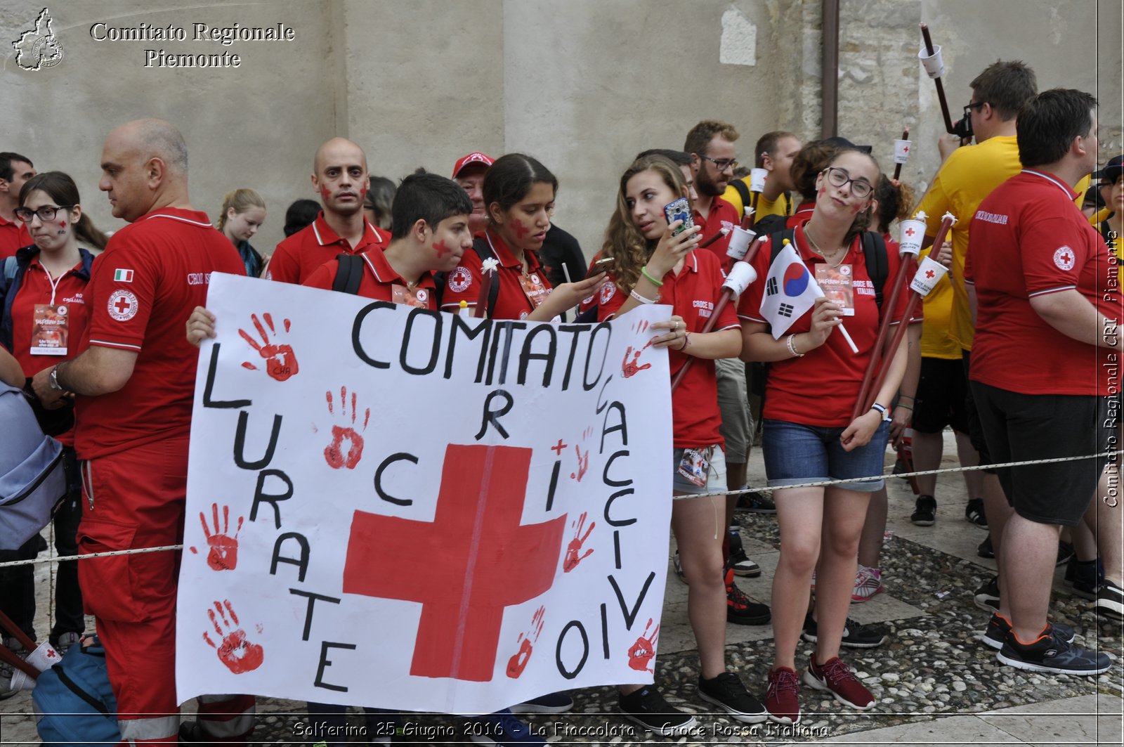 Solferino 25 Giugno 2016 - La Fiaccolata - Croce Rossa Italiana- Comitato Regionale del Piemonte