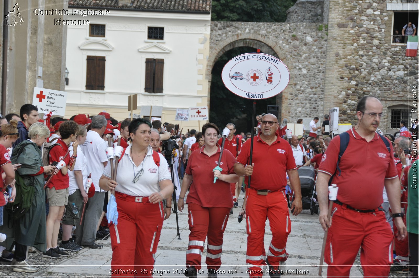 Solferino 25 Giugno 2016 - La Fiaccolata - Croce Rossa Italiana- Comitato Regionale del Piemonte