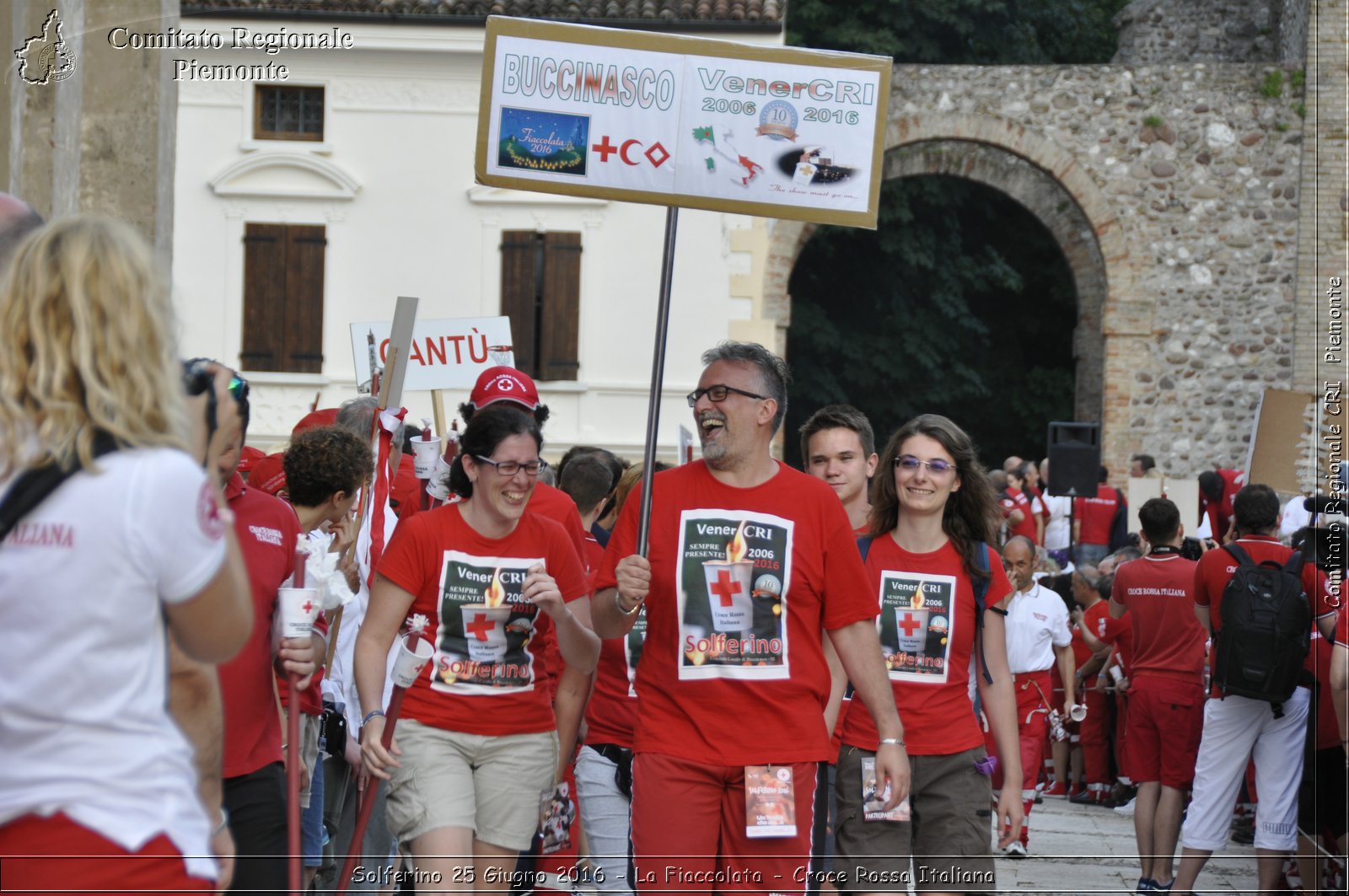 Solferino 25 Giugno 2016 - La Fiaccolata - Croce Rossa Italiana- Comitato Regionale del Piemonte