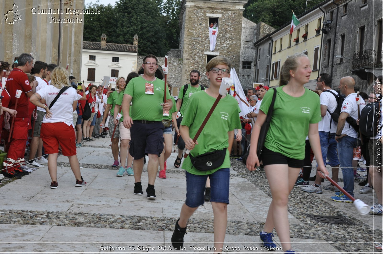 Solferino 25 Giugno 2016 - La Fiaccolata - Croce Rossa Italiana- Comitato Regionale del Piemonte