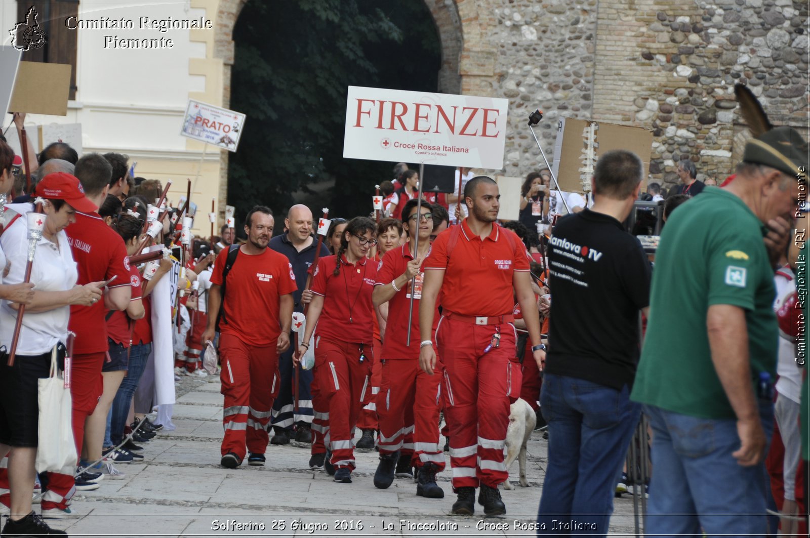 Solferino 25 Giugno 2016 - La Fiaccolata - Croce Rossa Italiana- Comitato Regionale del Piemonte