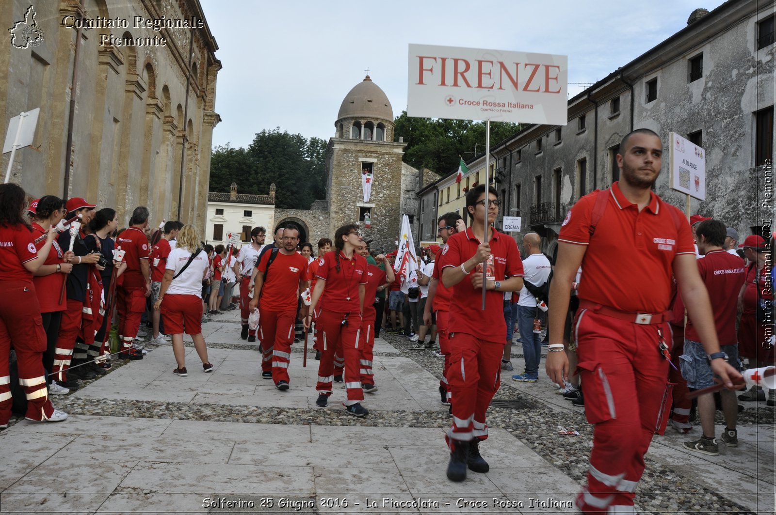 Solferino 25 Giugno 2016 - La Fiaccolata - Croce Rossa Italiana- Comitato Regionale del Piemonte