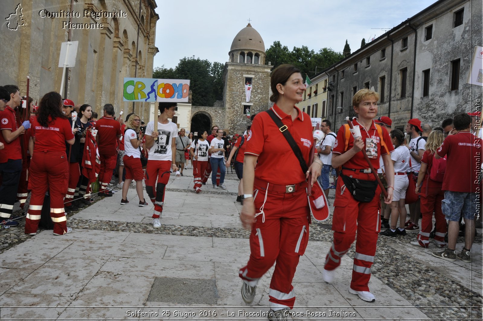 Solferino 25 Giugno 2016 - La Fiaccolata - Croce Rossa Italiana- Comitato Regionale del Piemonte