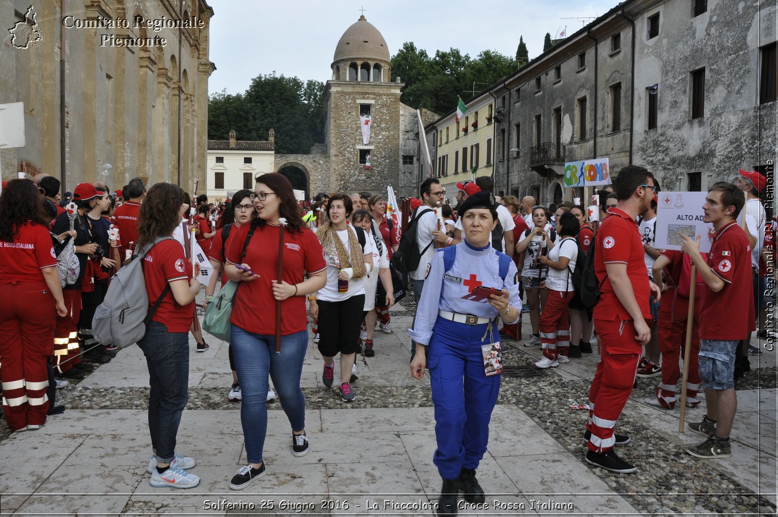 Solferino 25 Giugno 2016 - La Fiaccolata - Croce Rossa Italiana- Comitato Regionale del Piemonte