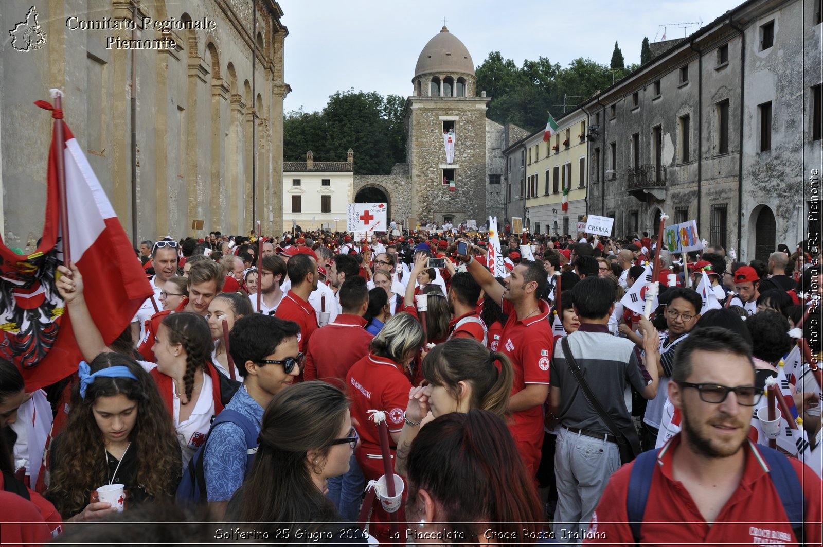 Solferino 25 Giugno 2016 - La Fiaccolata - Croce Rossa Italiana- Comitato Regionale del Piemonte