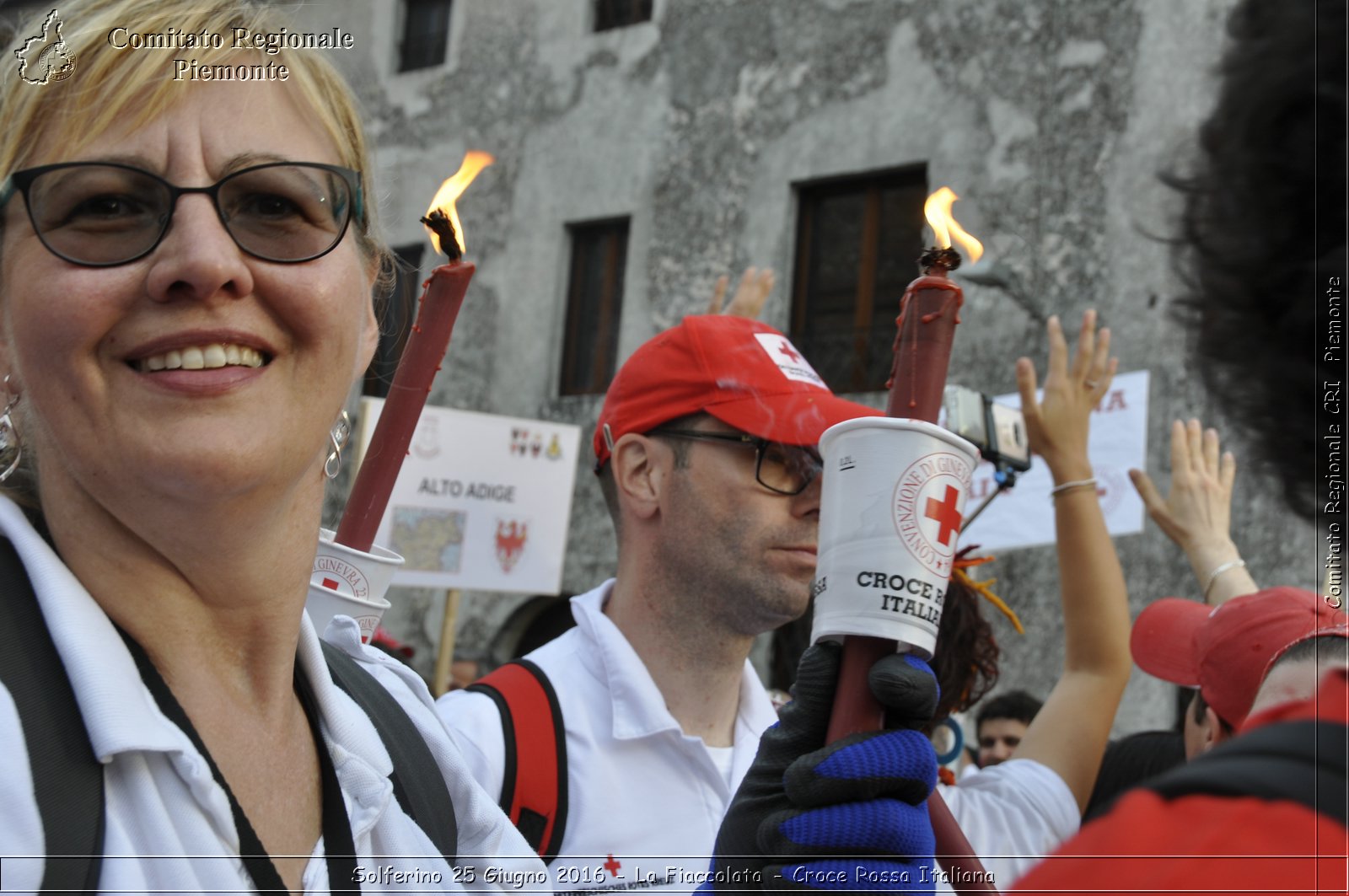 Solferino 25 Giugno 2016 - La Fiaccolata - Croce Rossa Italiana- Comitato Regionale del Piemonte