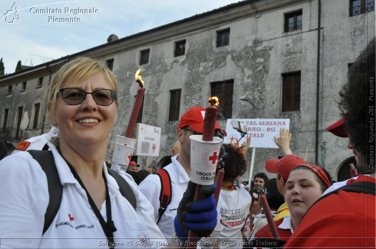 Solferino 25 Giugno 2016 - La Fiaccolata - Croce Rossa Italiana- Comitato Regionale del Piemonte