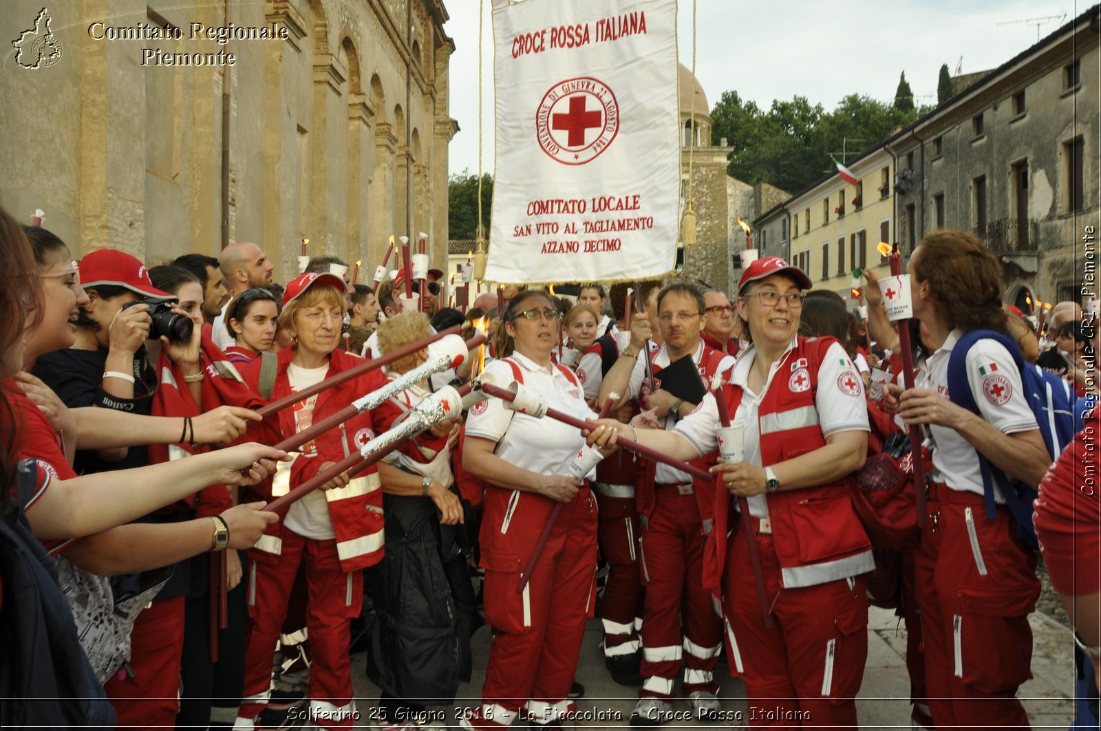 Solferino 25 Giugno 2016 - La Fiaccolata - Croce Rossa Italiana- Comitato Regionale del Piemonte