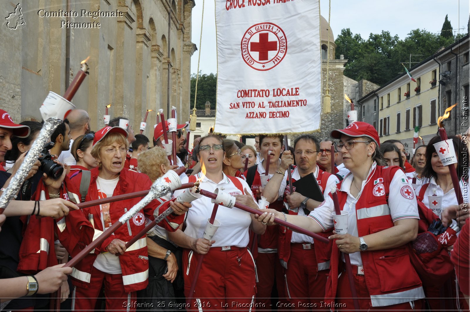 Solferino 25 Giugno 2016 - La Fiaccolata - Croce Rossa Italiana- Comitato Regionale del Piemonte