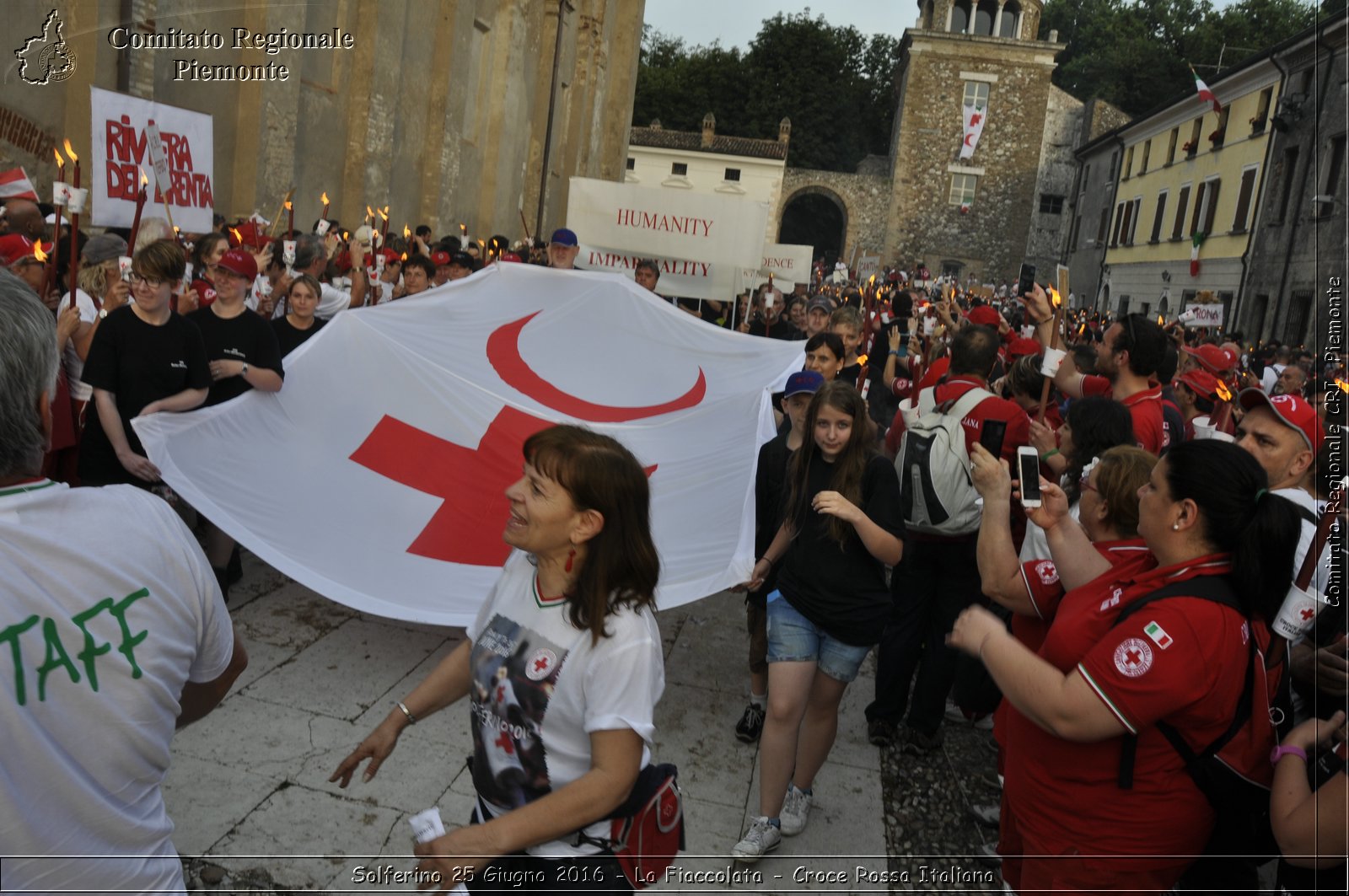 Solferino 25 Giugno 2016 - La Fiaccolata - Croce Rossa Italiana- Comitato Regionale del Piemonte