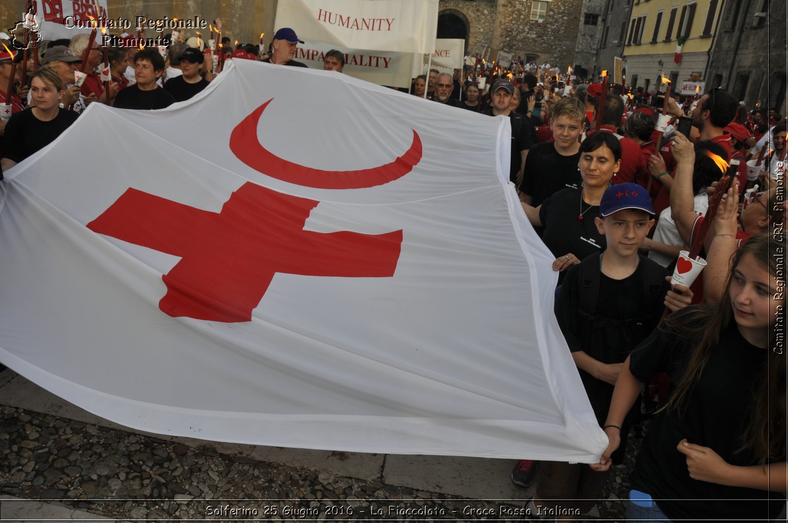 Solferino 25 Giugno 2016 - La Fiaccolata - Croce Rossa Italiana- Comitato Regionale del Piemonte