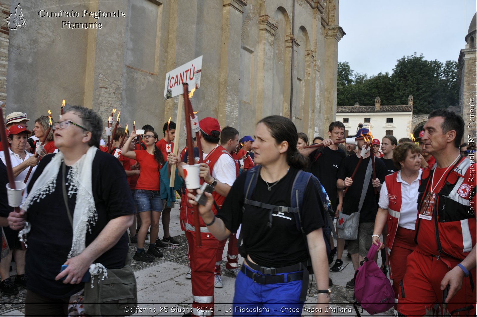 Solferino 25 Giugno 2016 - La Fiaccolata - Croce Rossa Italiana- Comitato Regionale del Piemonte