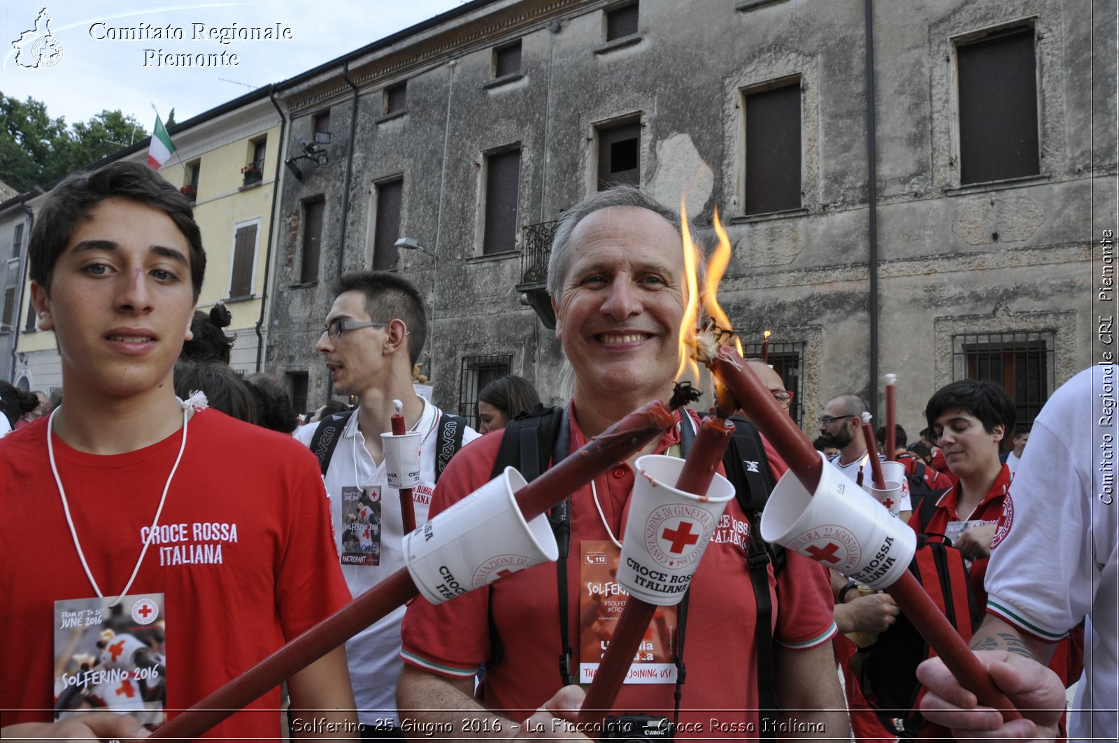 Solferino 25 Giugno 2016 - La Fiaccolata - Croce Rossa Italiana- Comitato Regionale del Piemonte