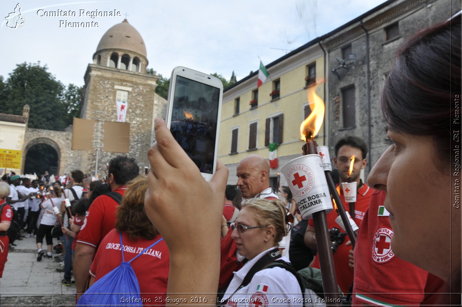 Solferino 25 Giugno 2016 - La Fiaccolata - Croce Rossa Italiana- Comitato Regionale del Piemonte