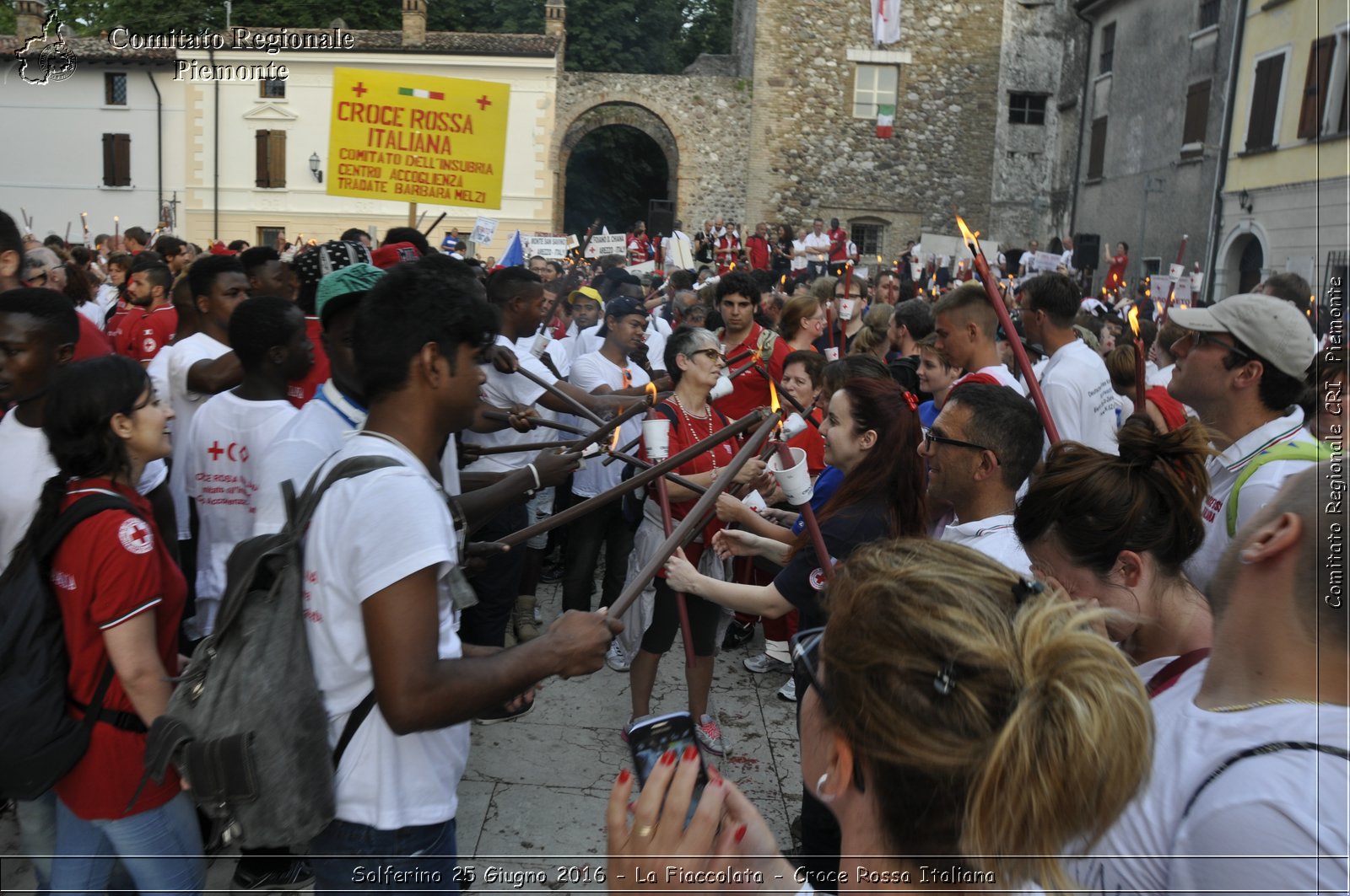 Solferino 25 Giugno 2016 - La Fiaccolata - Croce Rossa Italiana- Comitato Regionale del Piemonte