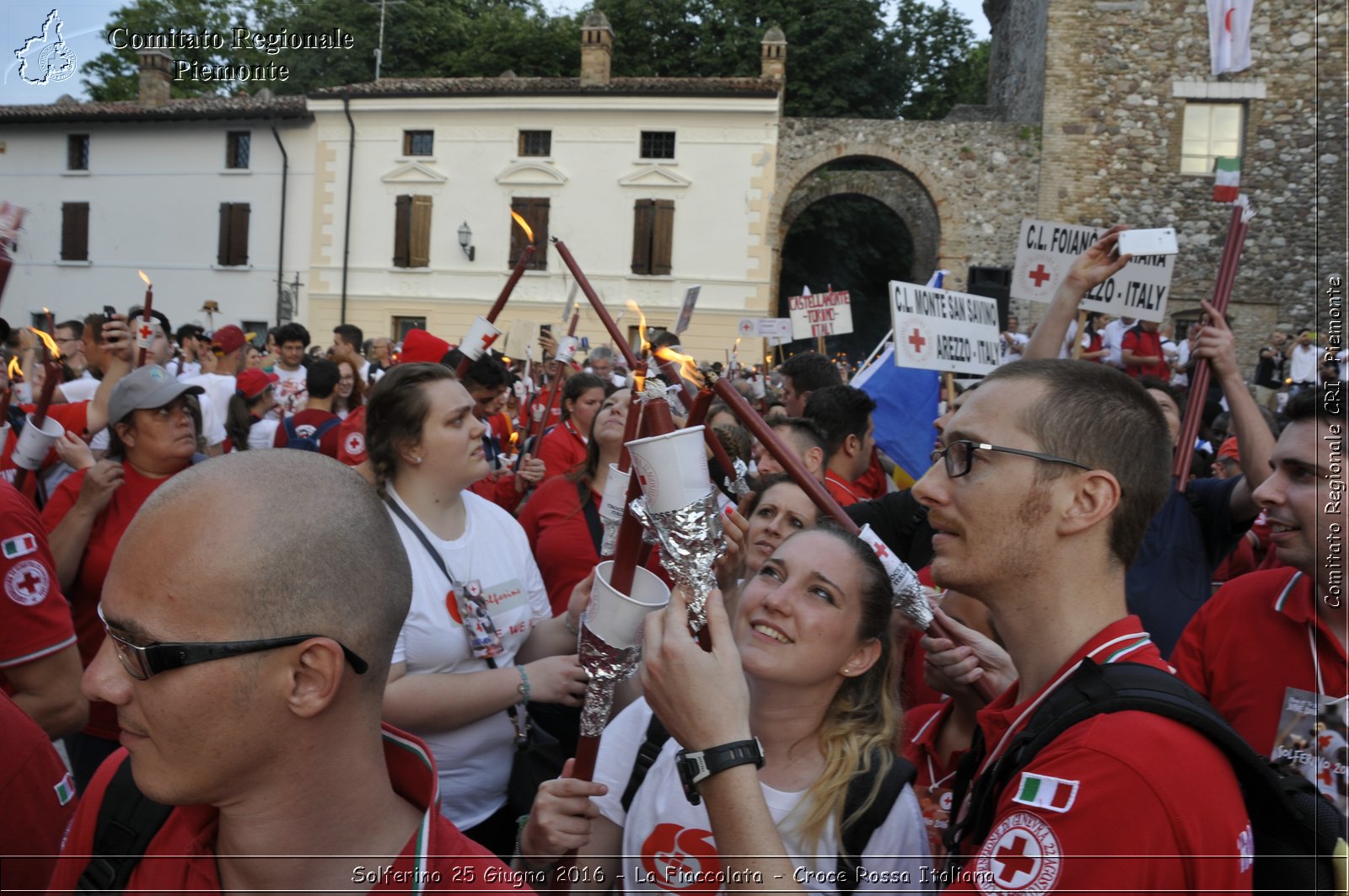 Solferino 25 Giugno 2016 - La Fiaccolata - Croce Rossa Italiana- Comitato Regionale del Piemonte