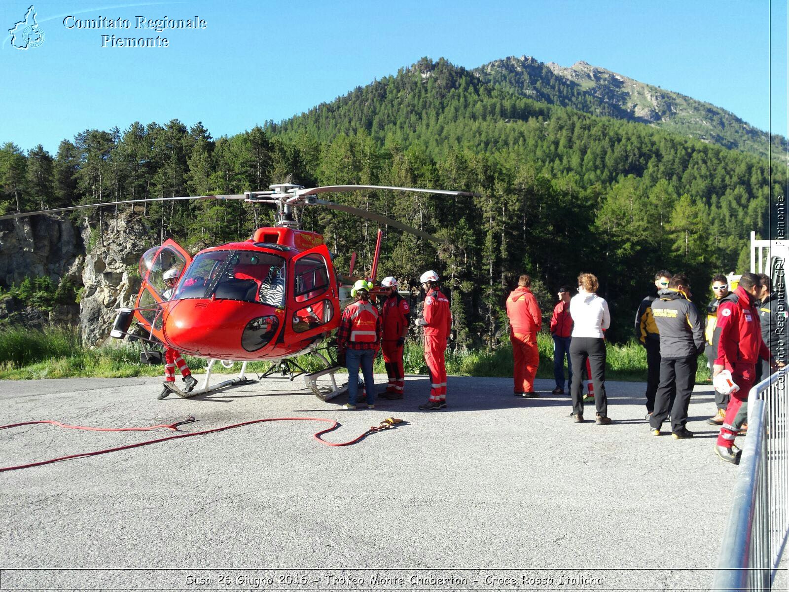 Susa 26 Giugno 2016 - Trofeo Monte Chaberton - Croce Rossa Italiana- Comitato Regionale del Piemonte