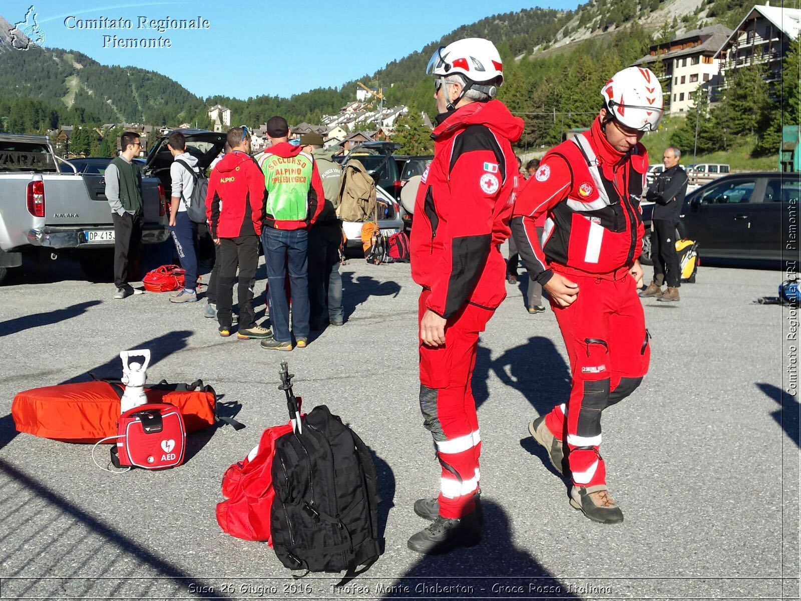 Susa 26 Giugno 2016 - Trofeo Monte Chaberton - Croce Rossa Italiana- Comitato Regionale del Piemonte