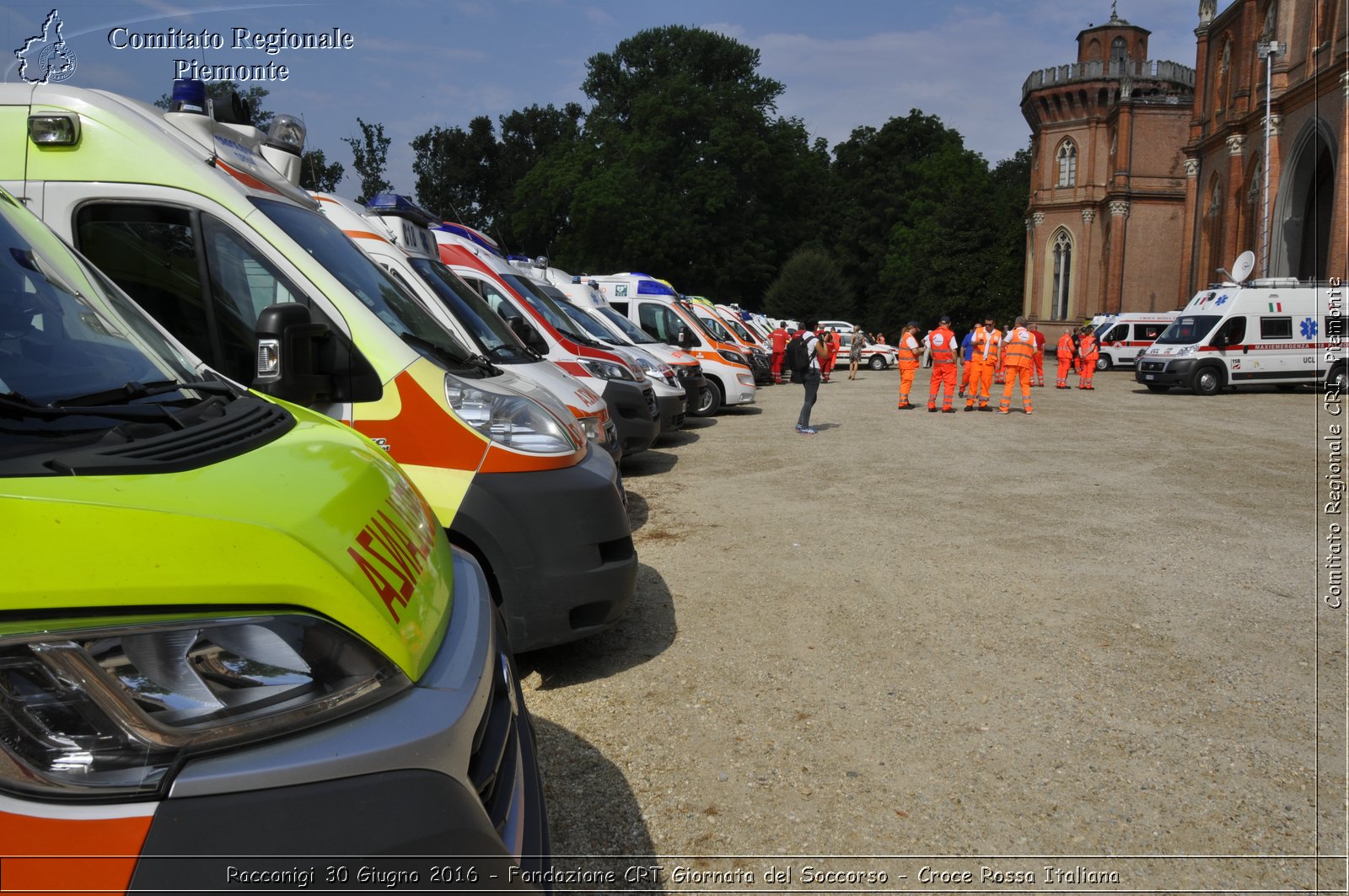 Racconigi 30 Giugno 2016 - Fondazione CRT Giornata del Soccorso - Croce Rossa Italiana- Comitato Regionale del Piemonte