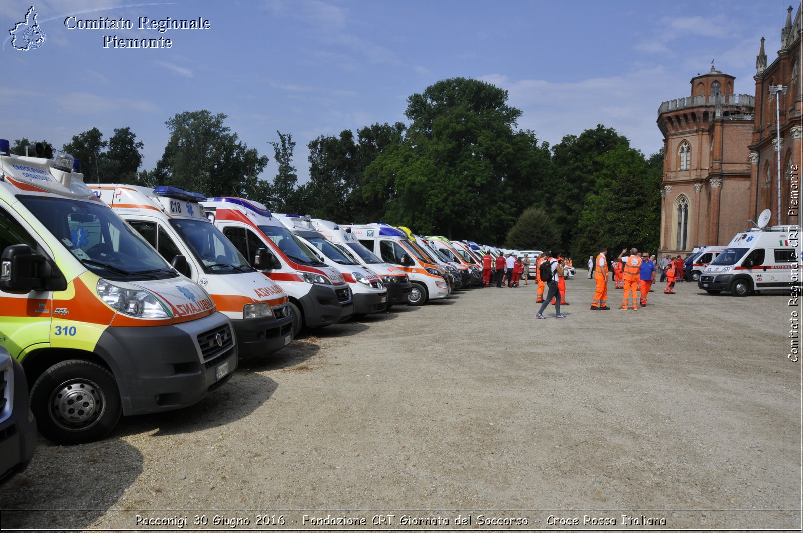 Racconigi 30 Giugno 2016 - Fondazione CRT Giornata del Soccorso - Croce Rossa Italiana- Comitato Regionale del Piemonte