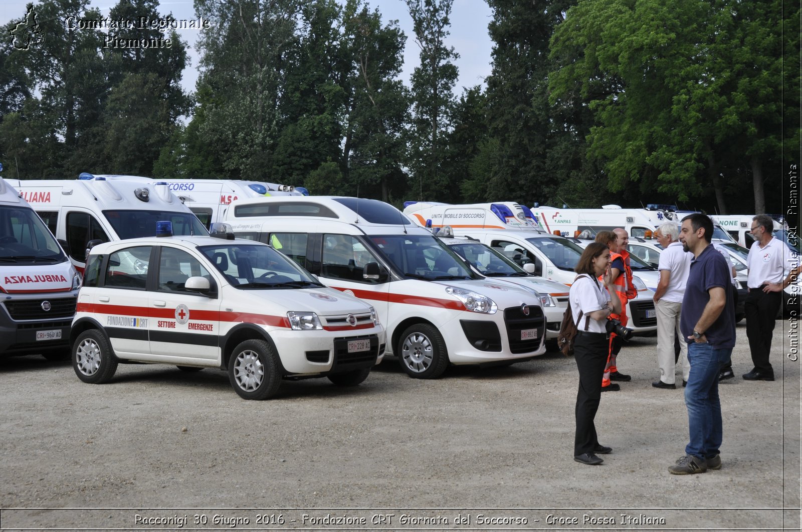 Racconigi 30 Giugno 2016 - Fondazione CRT Giornata del Soccorso - Croce Rossa Italiana- Comitato Regionale del Piemonte