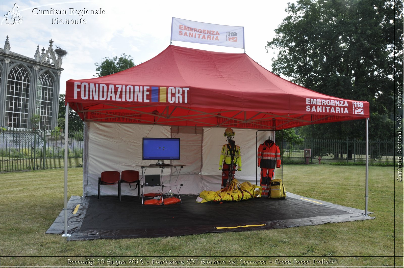 Racconigi 30 Giugno 2016 - Fondazione CRT Giornata del Soccorso - Croce Rossa Italiana- Comitato Regionale del Piemonte