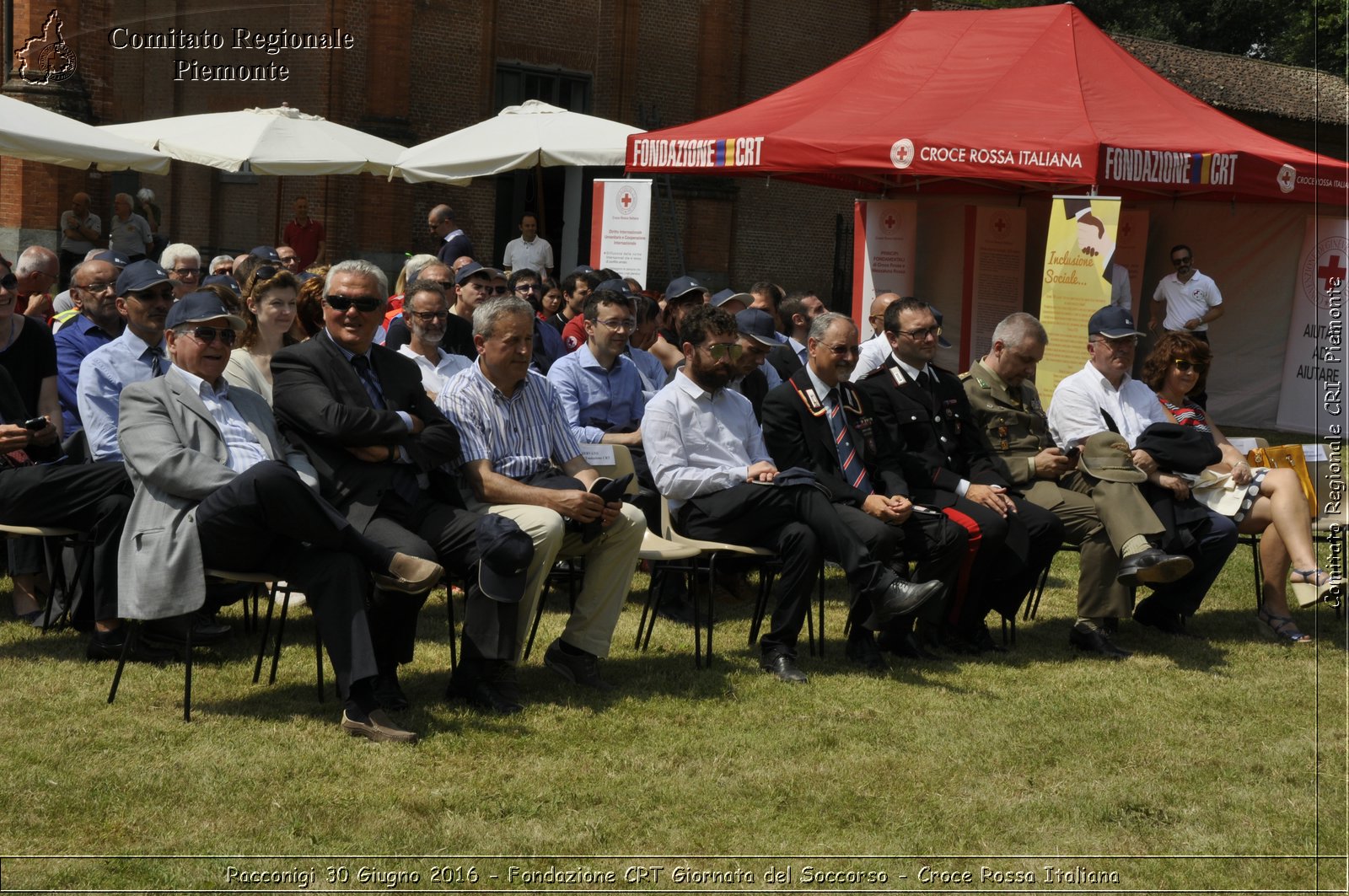 Racconigi 30 Giugno 2016 - Fondazione CRT Giornata del Soccorso - Croce Rossa Italiana- Comitato Regionale del Piemonte