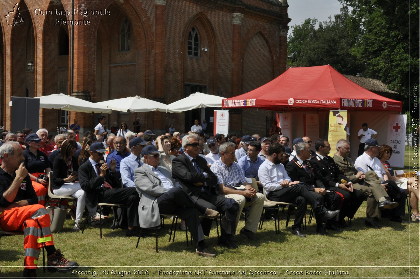 Racconigi 30 Giugno 2016 - Fondazione CRT Giornata del Soccorso - Croce Rossa Italiana- Comitato Regionale del Piemonte