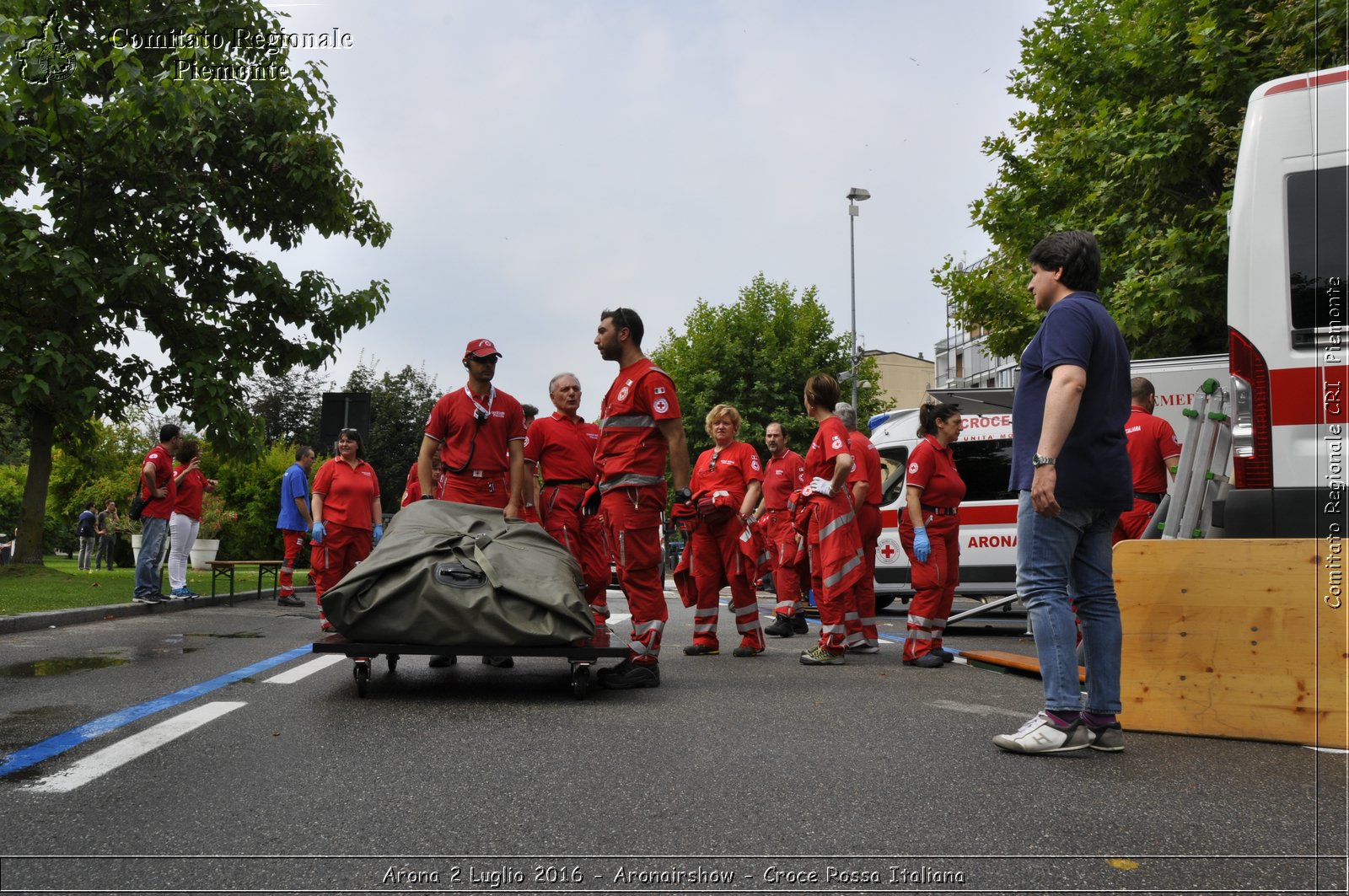 Arona 2 Luglio 2016 - Aronairshow - Croce Rossa Italiana- Comitato Regionale del Piemonte