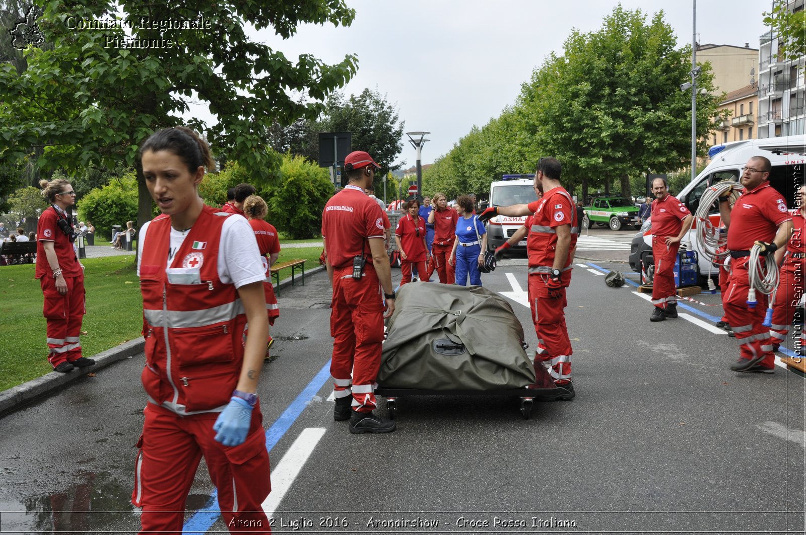 Arona 2 Luglio 2016 - Aronairshow - Croce Rossa Italiana- Comitato Regionale del Piemonte